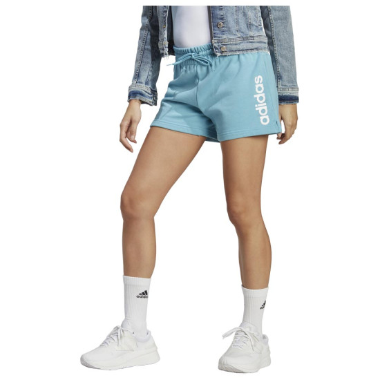 Adidas Γυναικείο σορτς Essentials Linear French Terry Shorts